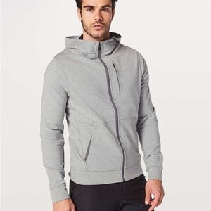 Lululemon Men’s City Sweat Zip Up Hoodie Size XXL Heather Grey